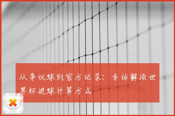 从争议球到官方记录：专访解读世界杯进球计算方式